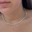 4mm Zirkon Suyolu Kolye