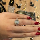 Mozanit Di Tektaş Tamtur Yüzük