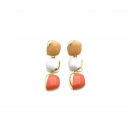 Elegant Seri 17 Tria Pebbles Somon Küpe