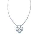 Taşsız Lazer Yonca Kolye