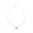 Taşsız Lazer Yonca Kolye