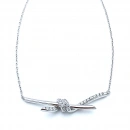 Tify Yarı Taşlı Not Kolye