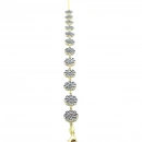 Vintage Çiçek 2 Renk Bileklik