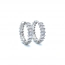 Baget 2,5cm İstiridye Tamtur Halka Küpe