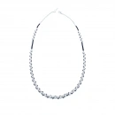 Siyah Mineli Gömme Taş Tasarım Kolye