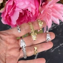 Mat Carti Pant Siyah Mineli Yüzük