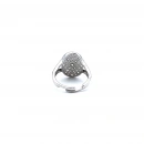 Ariana Oval Serçe Parmak Yüzük