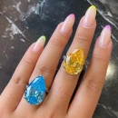 Biggy Aqua Drop Yüzük