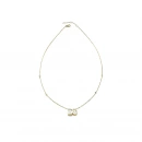 Mozanit Gömme Damla Di Tektaş Kolye