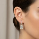 Baget Mozanit Sallantılı Küpe