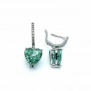 Alex Mint Kalp Halka Küpe