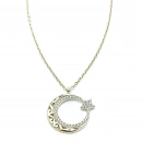 Taşlı Ayyıldız Kolye