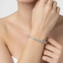 Taşlı Kalp Suyolu Bileklik