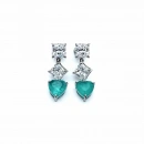 Zümrüt Paraiba Prenses Duo Küpe