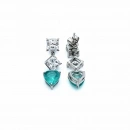 Zümrüt Paraiba Prenses Duo Küpe