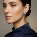 Blue Diamond Ovy Küpe