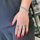 4mm Oval Paraiba Tamtur Yüzük