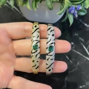 Carti Siyah Mineli Tasarım Kelepçe