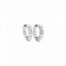 4mm Prenses Mozanit Tamtur Halka Küpe