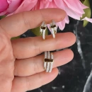 Shiny Taşlı Plaka Küpe