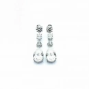 Mozanit Geo Çubuklu Damla Küpe