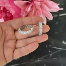 Baget 2,5cm İstiridye Tamtur Halka Küpe