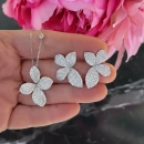 Bruno 4 Yaprak Küpe