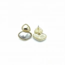 Elegant Seri 9 Bicolour Pebbles Küpe