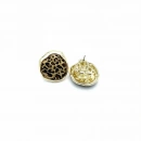 Elegant Seri 8 Leopar Stone Küpe