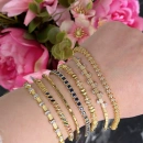 Gömme Safir Prenses Suyolu Bileklik