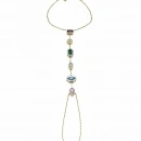 Renkli Taşlı Çubuklu Geo Şahmeran