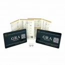 Sertifikalı Mozanit 0.8ct Tektaş Küpe