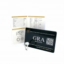 Sertifikalı Mozanit 2ct Yanları Taşlı Tektaş Yüzük