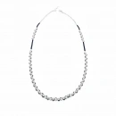 Siyah Mineli Gömme Taş Tasarım Kolye