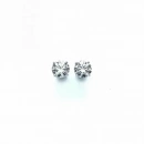 Mozanit 2ct Tektaş Küpe