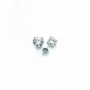 Mozanit 2ct Tektaş Küpe