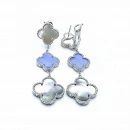 Mix Doğaltaş 3lü Yonca Küpe