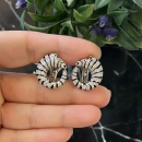DW Mineli Zebra Tasarım Küpe