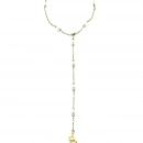 Balık Sallantılı İnci Y Kolye