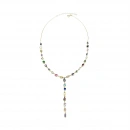 Rainbow Geo Gömme Taşlı Y Kolye