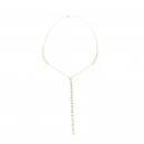 Taşlı Yıldız Y Kolye