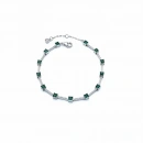 Yeşil Taşlı Çubuklu Suyolu Bileklik