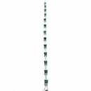 Yeşil Taşlı Çubuklu Suyolu Bileklik