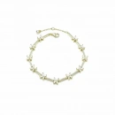 Markiz X Çiçek Taşlı Çubuklu Suyolu Bileklik