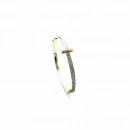 Yarısı Taşlı T Kelepçe