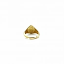 Taşlı Damla Küçük Parmak Yüzük