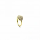 Taşlı Badem Küçük Parmak Yüzük