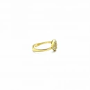 Taşlı Badem Küçük Parmak Yüzük