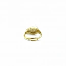 Taşlı Geo Damla Küçük Parmak Yüzük