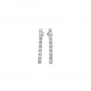 Mozanit 3mm 9taş Suyolu Küpe